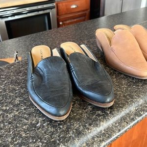 Black Lucky Brand Slip Ons size 7.5